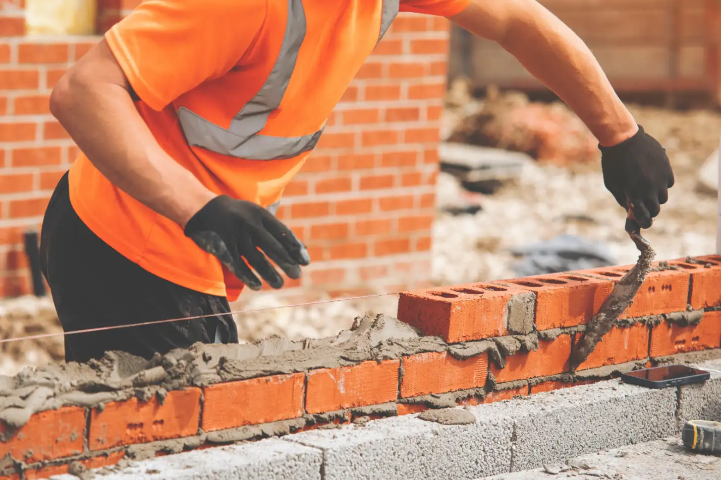 Wall made out of bricks